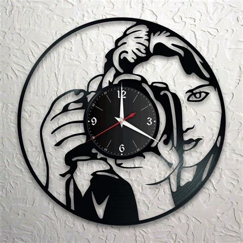 cnc records|Make a Clock from a Vinyl Record .